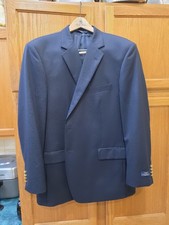 Brooks Brothers Blazer Mens 46R Navy Blue 2 Button Gold Button Madison Fit Wool
