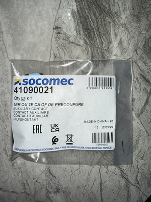 SOCOMEC 41090021 / 41090021 (NEU IN VERPACKUNG)