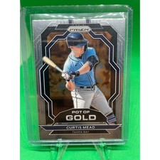 2023 Panini Prizm Baseball Pot of Gold #PG-2 Curtis Mead - Tampa Bay Rays