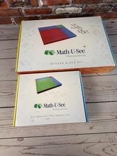 Math-U-See Integer Block Kit  Algebra Decimal Insert Manipulatives Set