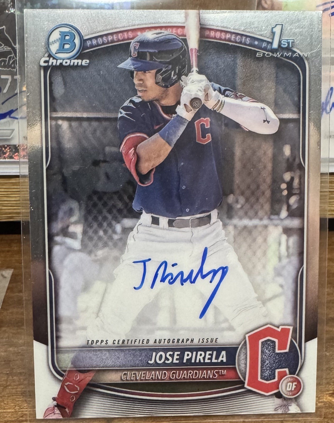 2025 Bowman Chrome Prospect Auto Jose Pirela #CPA-JP
