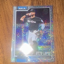 Topps Series 1 2026 Otto Lopez RAINBOW FOIL Parallel #194 Miami Marlins