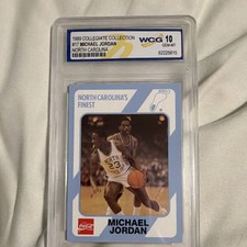 Collegiate Collection 1989 Michael Jordan #17 WCG 10 North Carolina Tar Heels
