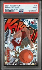 2024 PANINI REVOLUTION KABOOM! HORIZONTAL #25 MATAS BUZELIS PSA 9