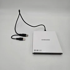 Samsung White External DVD Writer w/ USB Port | SE-S084