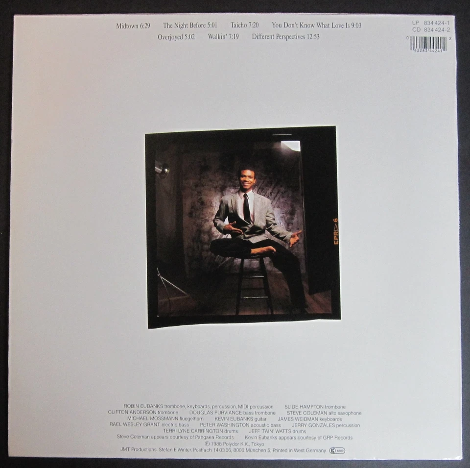 lp vinyl records Robin Eubanks : Different Perspectives - Image 2 of 4