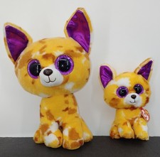 Lot Of 2 Ty Beanie Boos Pablo The Chihuahua 6" And 9" Plush Stuffed Animal