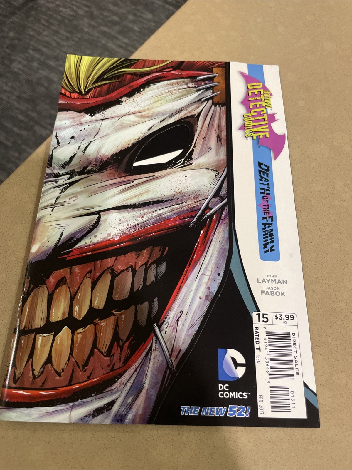 Batman Detective Comics The New 52 #13 2012 Death of the Family First Printing