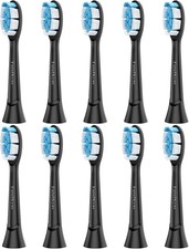 10-Pack Sonicare Replacement Brush Heads - Soft Nylon Bristles for Deep Clean