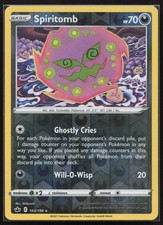 Spiritomb Chilling Reign 103/198 Reverse Holo Rare CRE Pokemon TCG Card LP