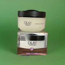 Olay Vitality Renewing Night Mask Overnight Nourishment  Firmness 1.7oz 50 ml