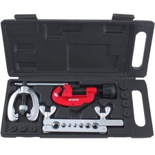 DOPPEL B&Ouml;RDELGER&Auml;T 10-TLG ROHRABSCHNEIDER SAE  F D E 4,75&ndash;10 mm 1/4&ndash;1/2 B&Ouml;RDELN