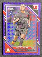 Christian Kofane 2025-26 Topps Chrome Bundesliga Purple Geometric RC /75 #67