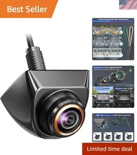 Durable Fisheye Backup Camera - 1080P Resolution & 170° View for All Conditions