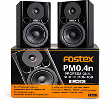Fostex PM0.4n B Powered Studio Monitor Speakers Pair Black w/ Box