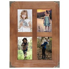 LOSOUR 4x6 picture frames collage, Window Pane 4 Opening 4x6 picture frame wi...