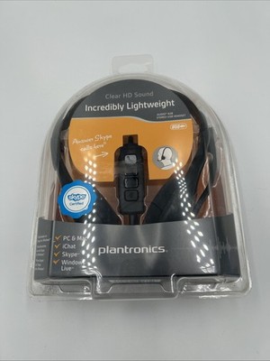 Plantronics Audio 628 USB Stereo kabelgebunden Skype Headset (versiegelt)