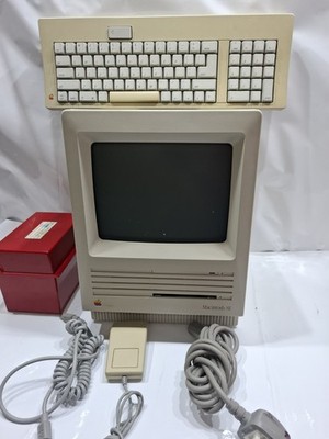 Vintage Apple Macintosh SE M5011 Computer Tastatur Maus 41 Festplatten Teile