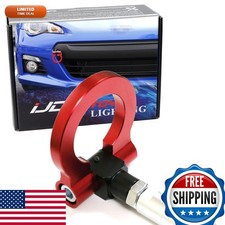 iJDMTOY Red Aluminum Front Tow Hook Ring for Subaru BRZ WRX STi Toyota 86