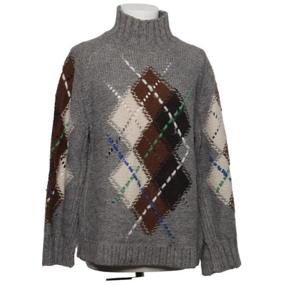 Zara, pull à col roulé, taille : S, gris/multicolore, acrylique/laine d'alpag... - Photo 1/4