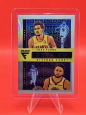 2020-21 Panini Flux - Deja Vu Stephen Curry, Trae Young #16 Silver Prizm