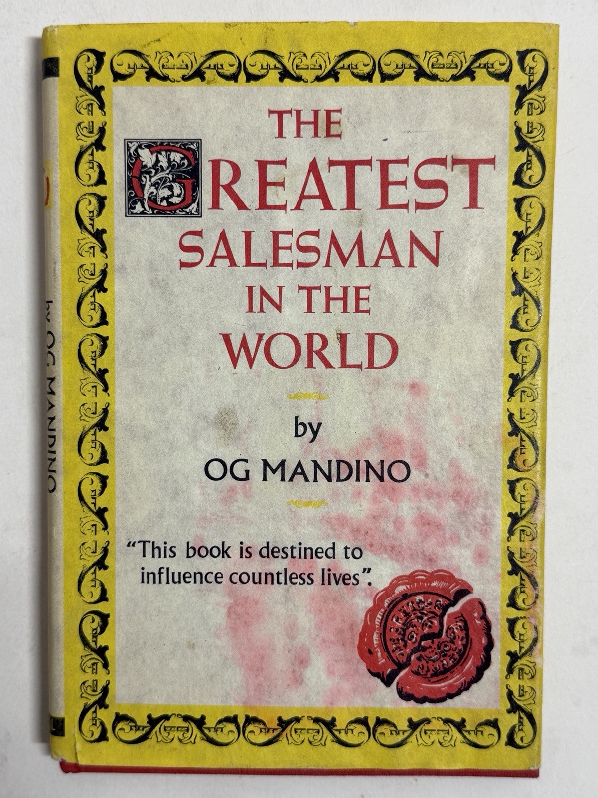 The Greatest Salesman In The World-OG Mandino-SIGNED-3rd Printing