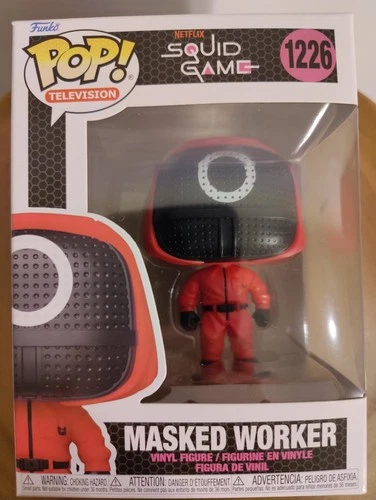 Funko Pop Television Squid Game Round Masked Worker #1226 Figure NIB