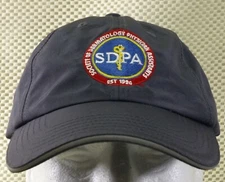 Society Of Dermatology Physician Assistants Black Core365 Adjustable Cap With #D