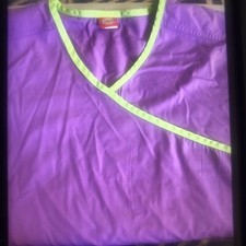 Women  s medium Dickies Short Sleeve Purple Scrub Top