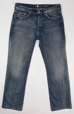 7 For All Mankind Mens Standard Button Fly Jeans 31 x 30.5