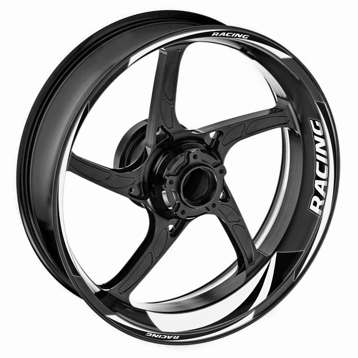 お願いします GP08 17 inch Wheel Rim Sticker Racing For Kawasaki NINJA ZX-10R 04