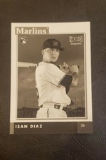 2020 Topps Archives Snapshots Black & White Isan Diaz #AS-ID Rookie