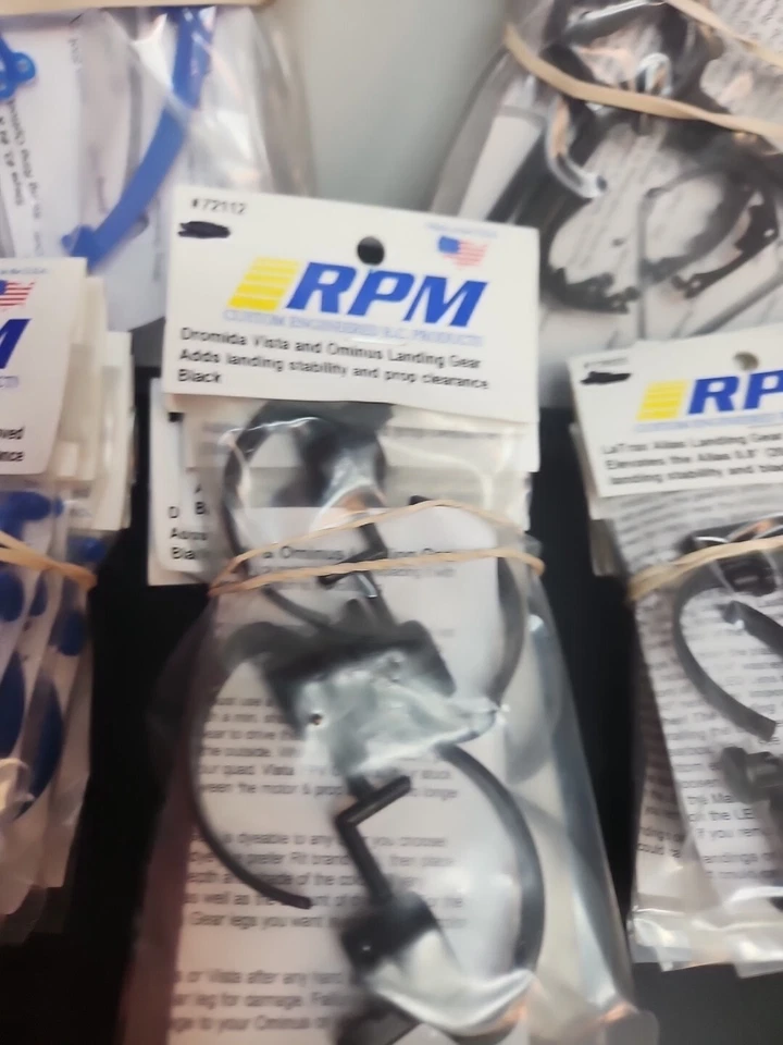 RPM Part Lot LaTrax Alias/Dromida VISTA prop Guards And Landing Gear. Free Ship - Image 4 of 4