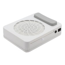 Nail Dust Collector 48W Nail Vacuum Low Noise Dust Collector Nail Tech White