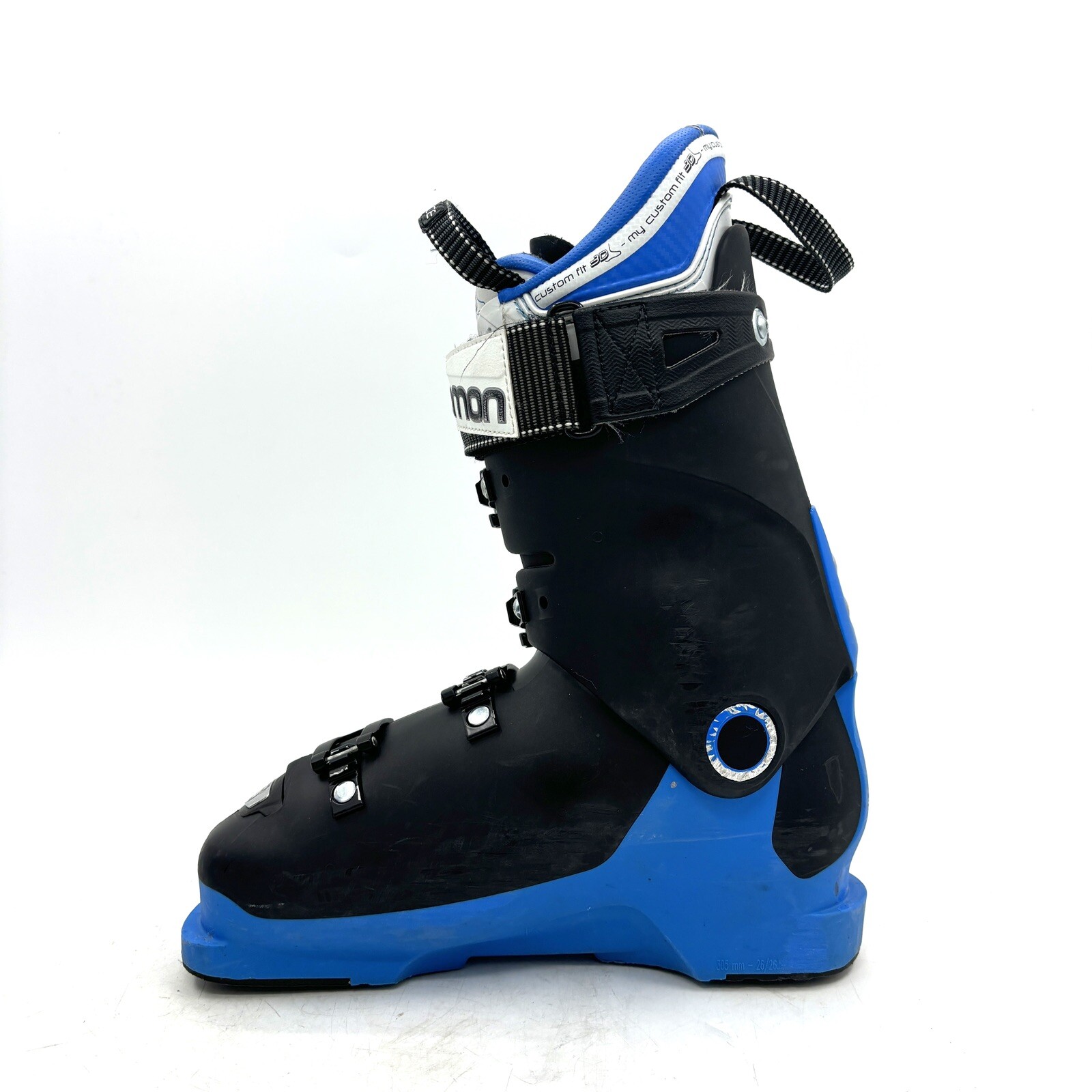 Scarponi da sci alpino Salomon X Max 120 nero blu da uomo taglia 26 5