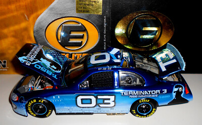 1/24 NASCAR #03 ''TERMINATOR T3'' ELITE DODGE Intrepid 2003 Color CHROME NEU & OVP