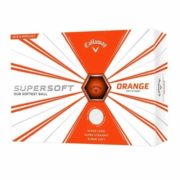 Callaway Supersoft Golf Balls, Orange 1 Dozen for sale online eBay