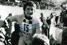 Franz Klammer signed 8x12 inch photo autograph Franz Klammer signed 8x12 inch photo autograph