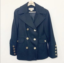 Michael Kors Wool Pea Coat Jacket