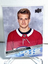 2020-21 Hayden Verbeek RC Upper Deck Young Guns #714 Montreal Canadiens