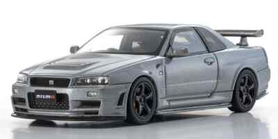 KYOSHO ORIGINAL 1/43scale Nissan Skyline GT-R R34 NISMO (Gray