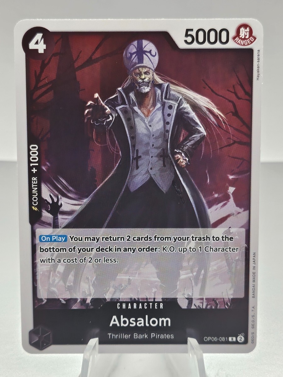 Absalom OP06-081 R - One Piece Card Game - Wings of Captain