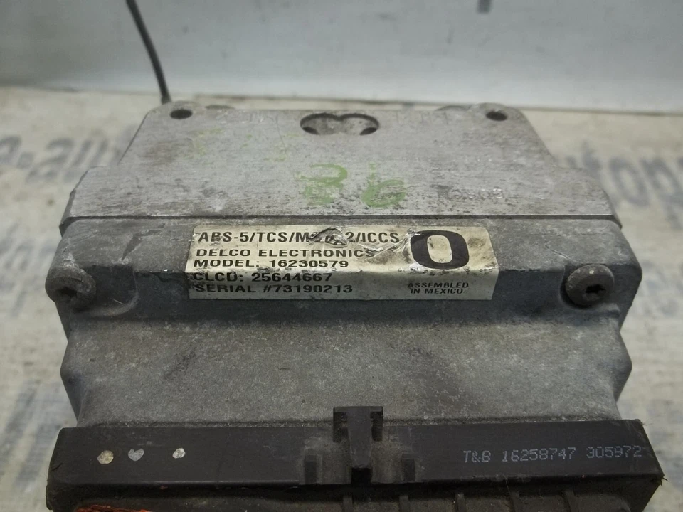 Cadillac Sevilla 1998-1999 OEM ANTIBLOQUEO ABS EBTCM módulo de control de frenos 16230579 Foto 3 de 4