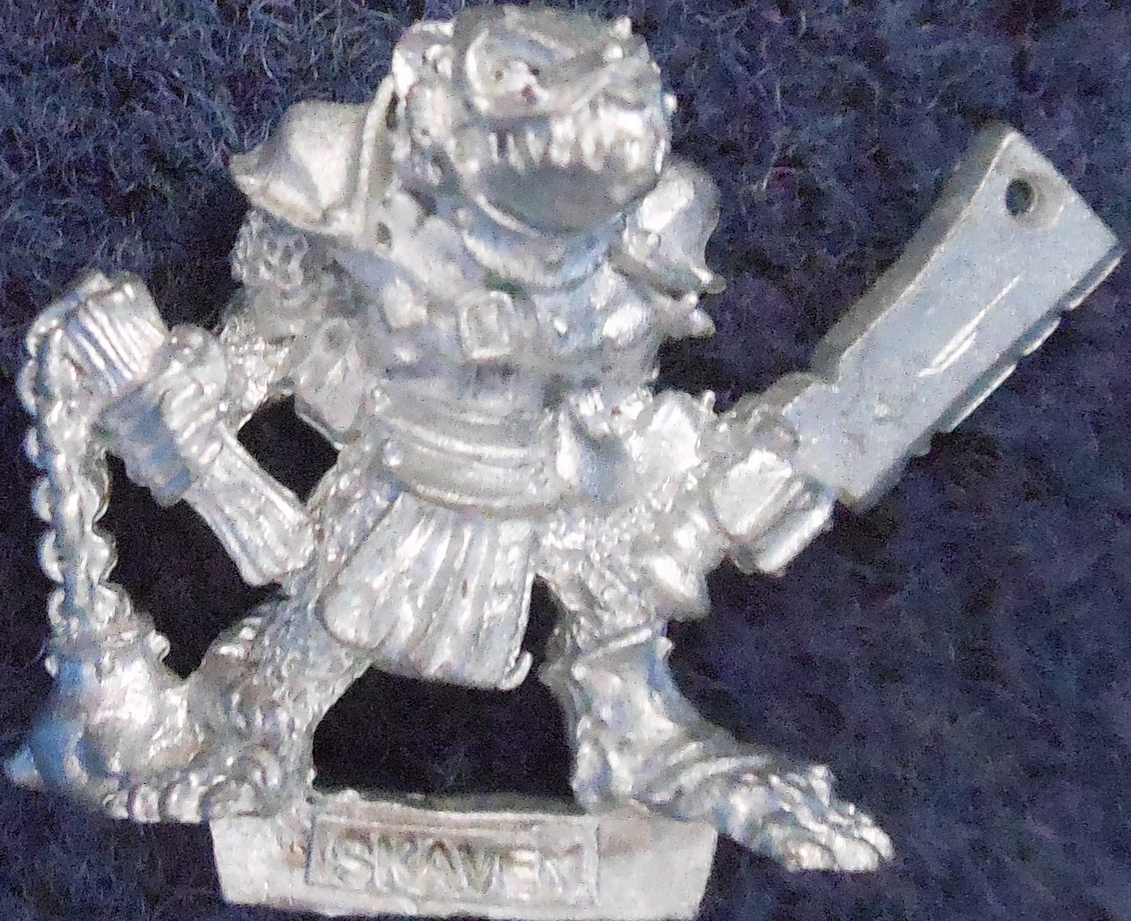 Citadel Warhammer 1985 - Skaven C47 Flench Packlord Ratmen - Miniature Non Dipinte Non Assemblate
