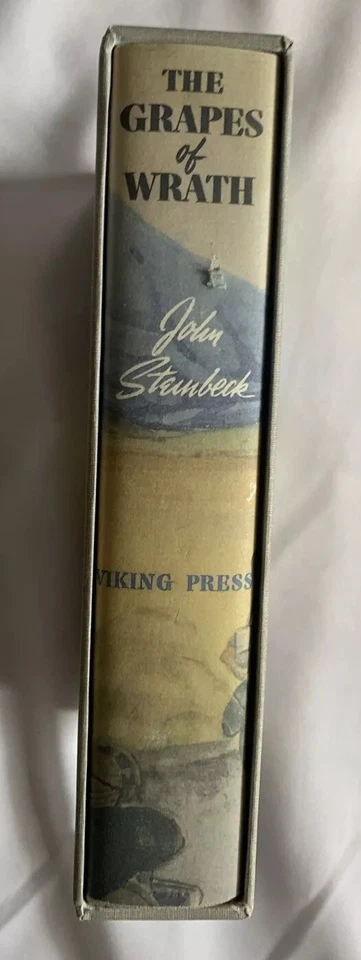 The Grapes Of Wrath 1967 Hard Cover Book W/Original Dust Jacket And Slip Cover - Image 2 of 4