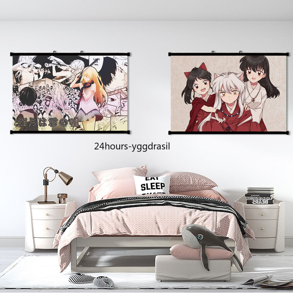 MERCHANDMANIA board board HANYO NO YASHAHIME INUYASHA ANIME decoration  salon home decoration wall - AliExpress