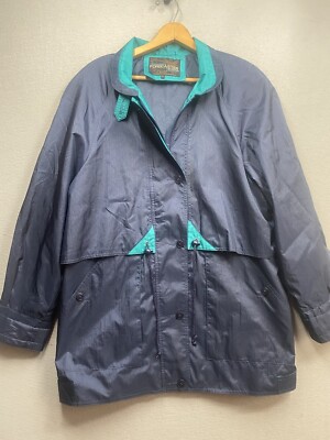 Vintage Forecaster Of Boston Jacket Women's Dark Blue Sz L