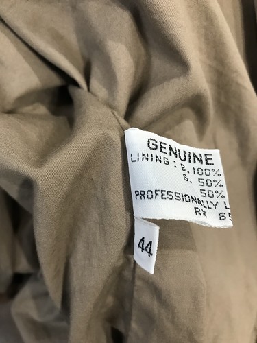 Vintage Summit By Robert Comstock Jacket Size 44 Dark Butterscotch Pre Owned - Picture 7 of 9