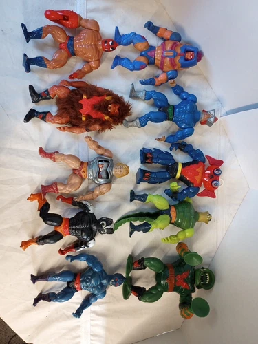 Master of the Universe Vintage 1980s Lot Of 10 Figures MOTU