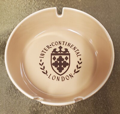 Vintage Ashtray Inter Continental Hotel London Bauscher Weiden Bavaria Germany